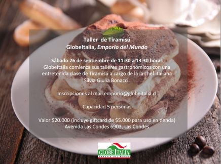 taller globeitalia tiramisú