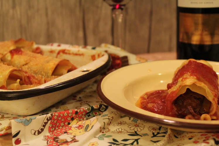 lasaña y guiso de berenjena 2